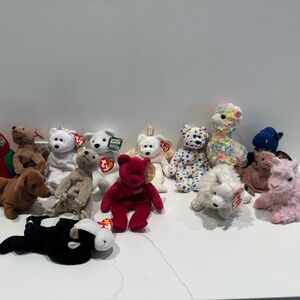 TY Beanie Babies Assorted Stuffed Animals